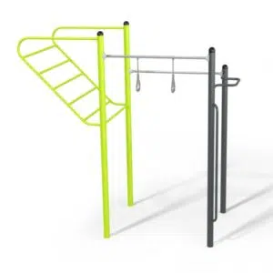 drążki do podciągania ludzka flaga street workout