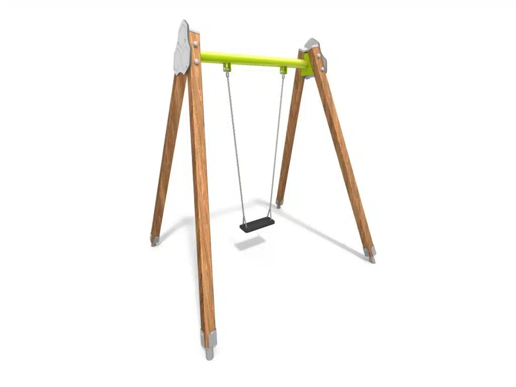 huśtawka pojedyncza na plac zabaw