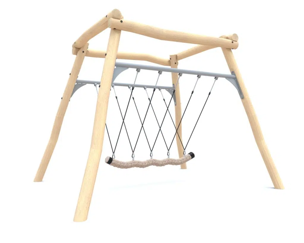 huśtawka warkocz robinia na plac zabaw